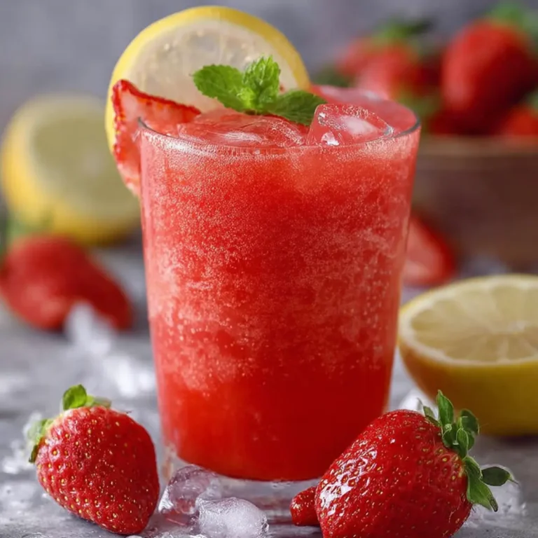 Lemoniada truskawkowa