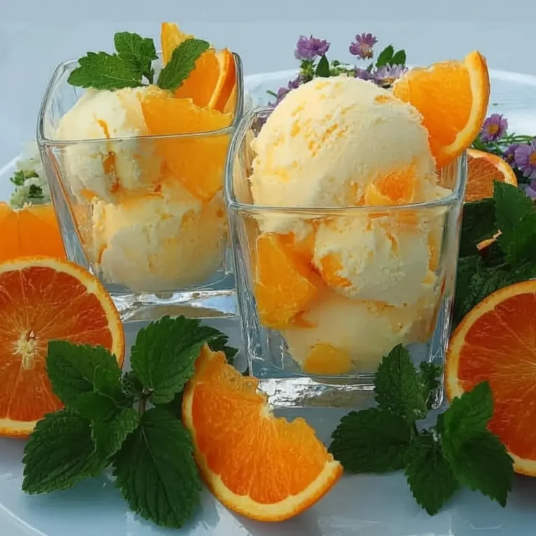Lody pomarańczowe