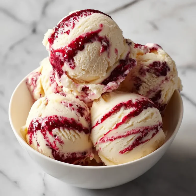 Lody truskawkowe z wanilią