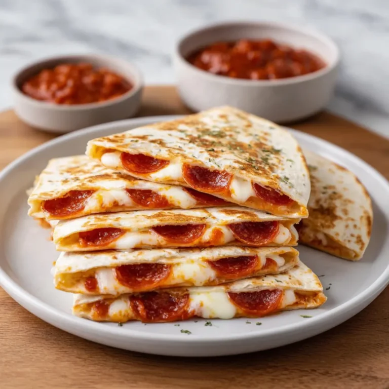 Quesadille z pepperoni jak pizza