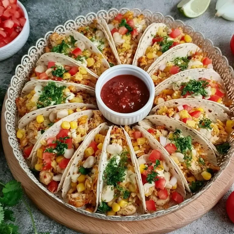 Tacos z kurczakiem i warzywami