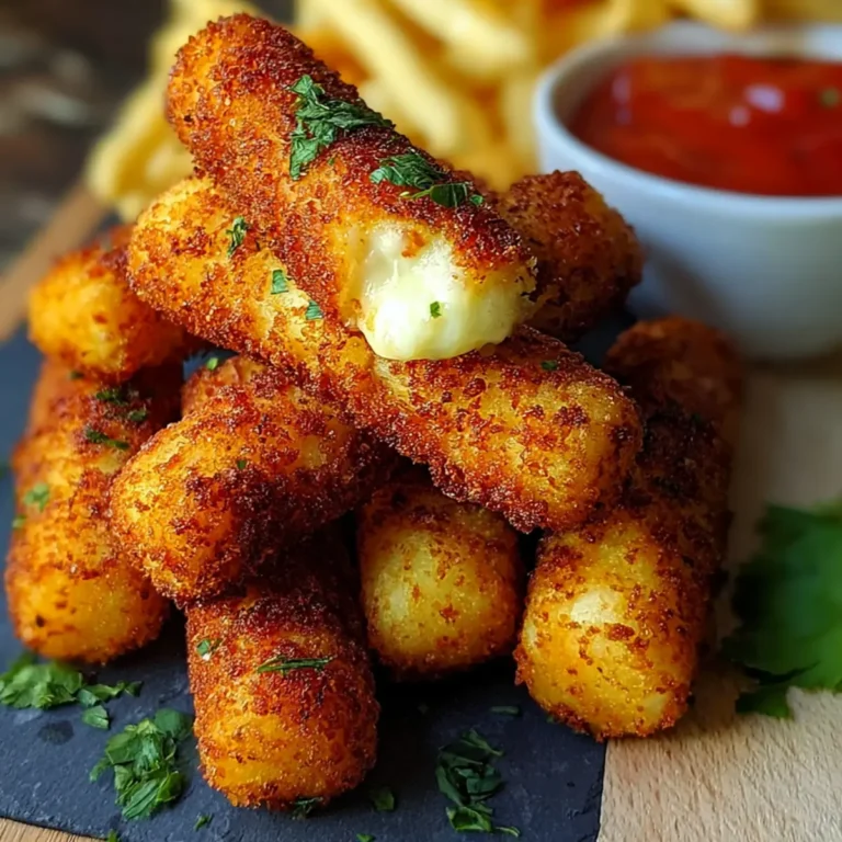 Paluszki z mozzarellą