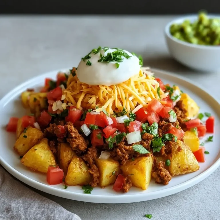 Serowe ziemniaki taco