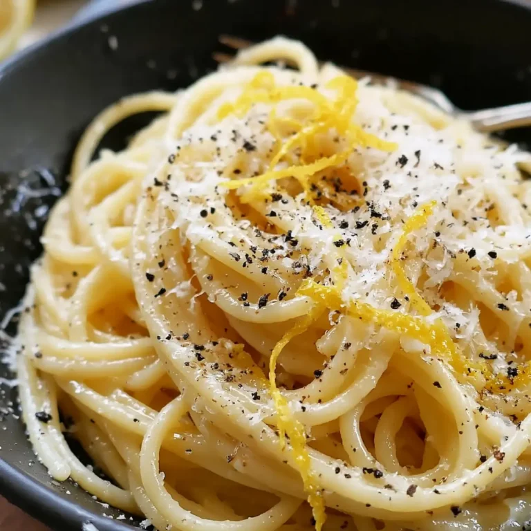 Spaghetti cytrynowe