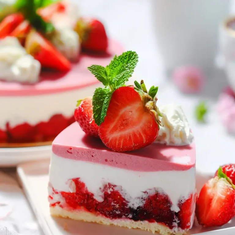 Tort truskawkowo-jogurtowy