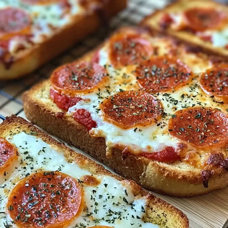 Tostowe pizze czosnkowe