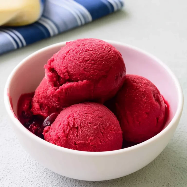 Świeży sorbet wiśniowy Ninja Creami