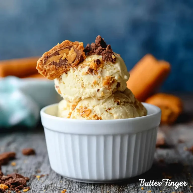 Domowe lody Butterfinger