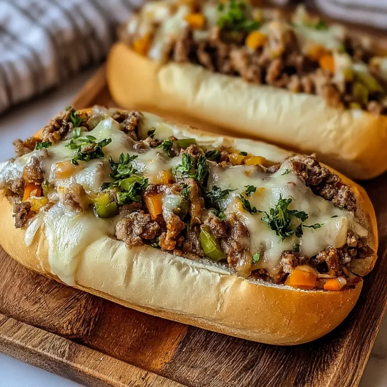 Philly cheesesteaki z mieloną wołowiną