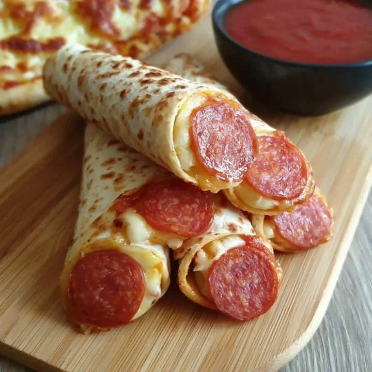 Serowe zawijasy pizza pepperoni